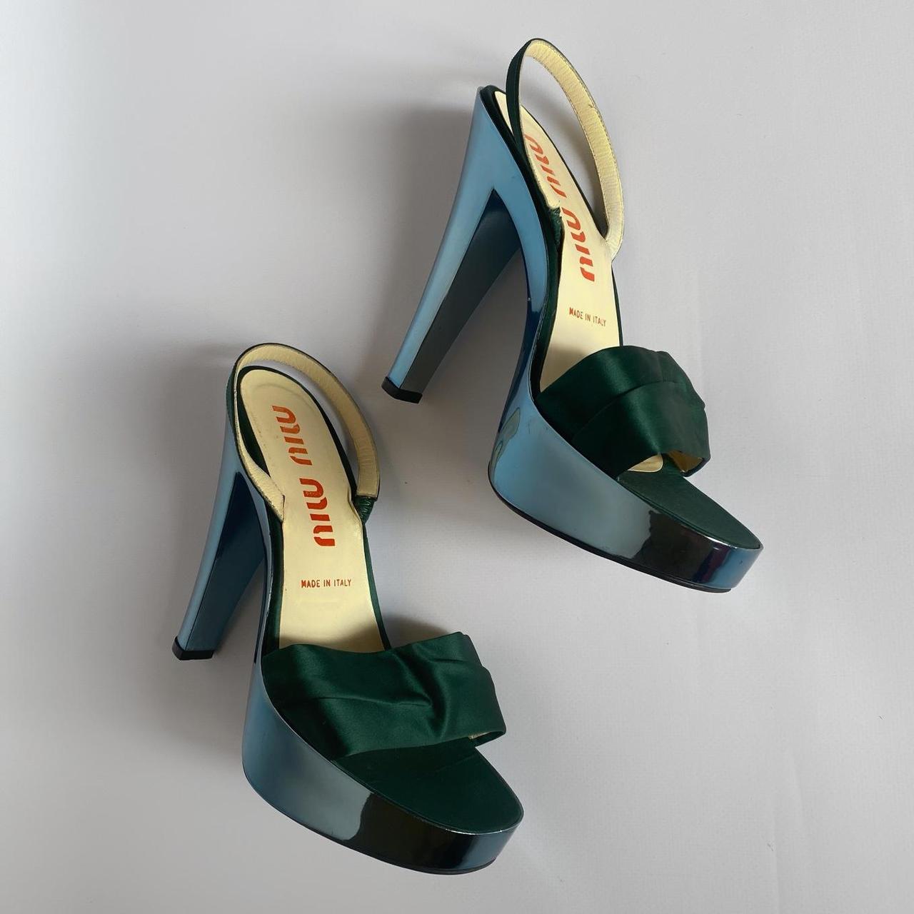 miu miu high heel courts from ss1998 line seen on | Depop