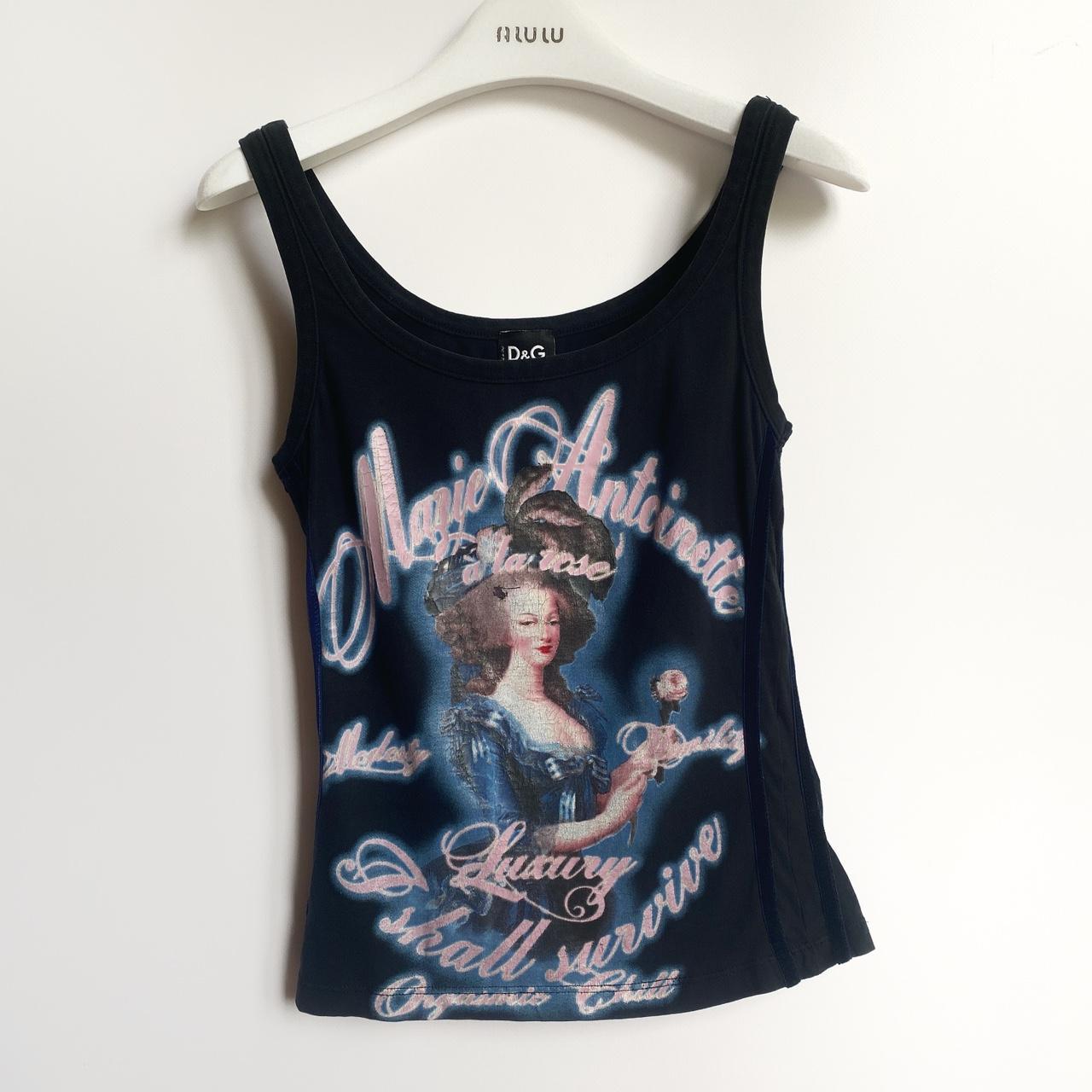 Dolce and Gabbana vintage Jean tank online top