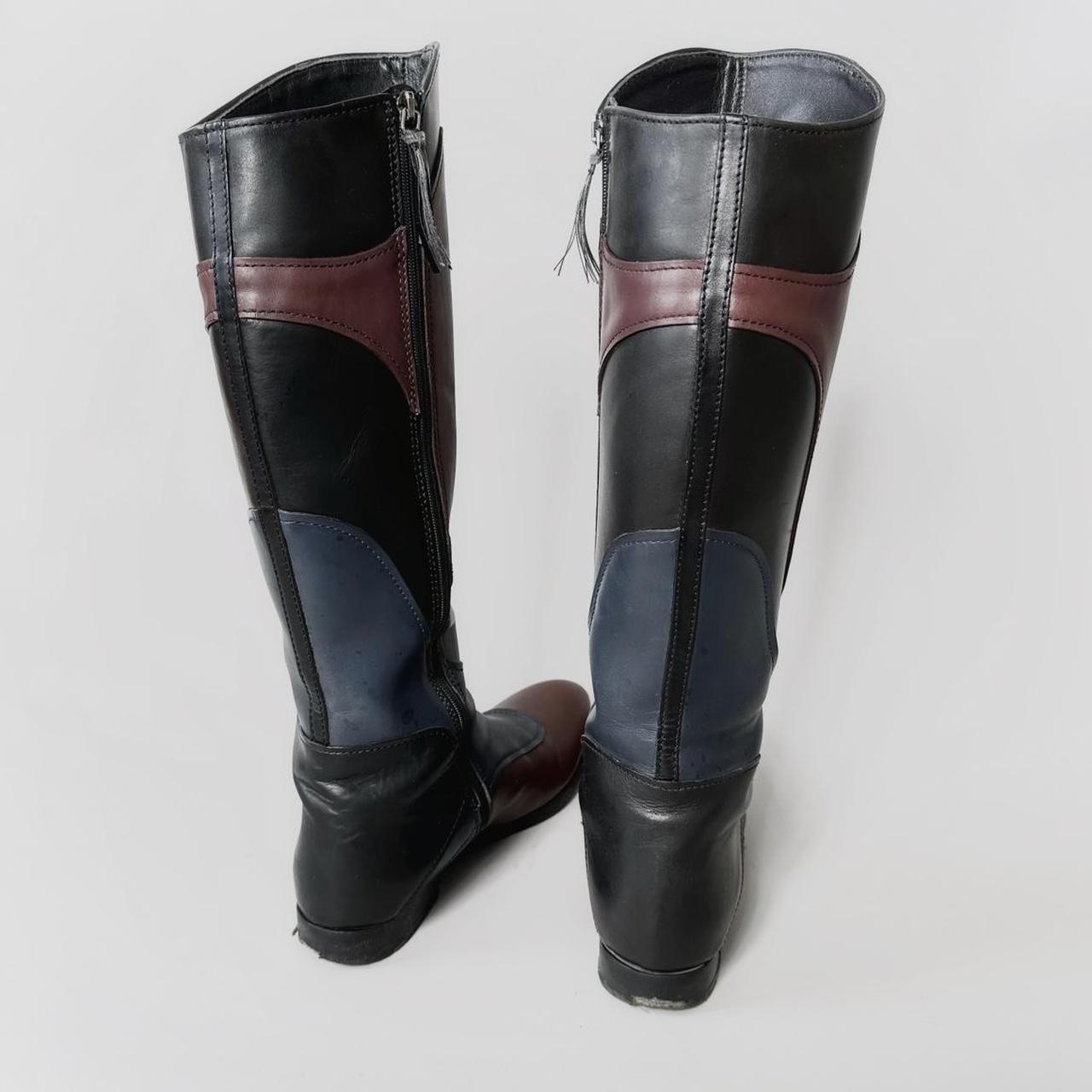 【日本産】 miu 2008 f/w miu Depop | shape amazing boots high knee ヨガ・ピラティス