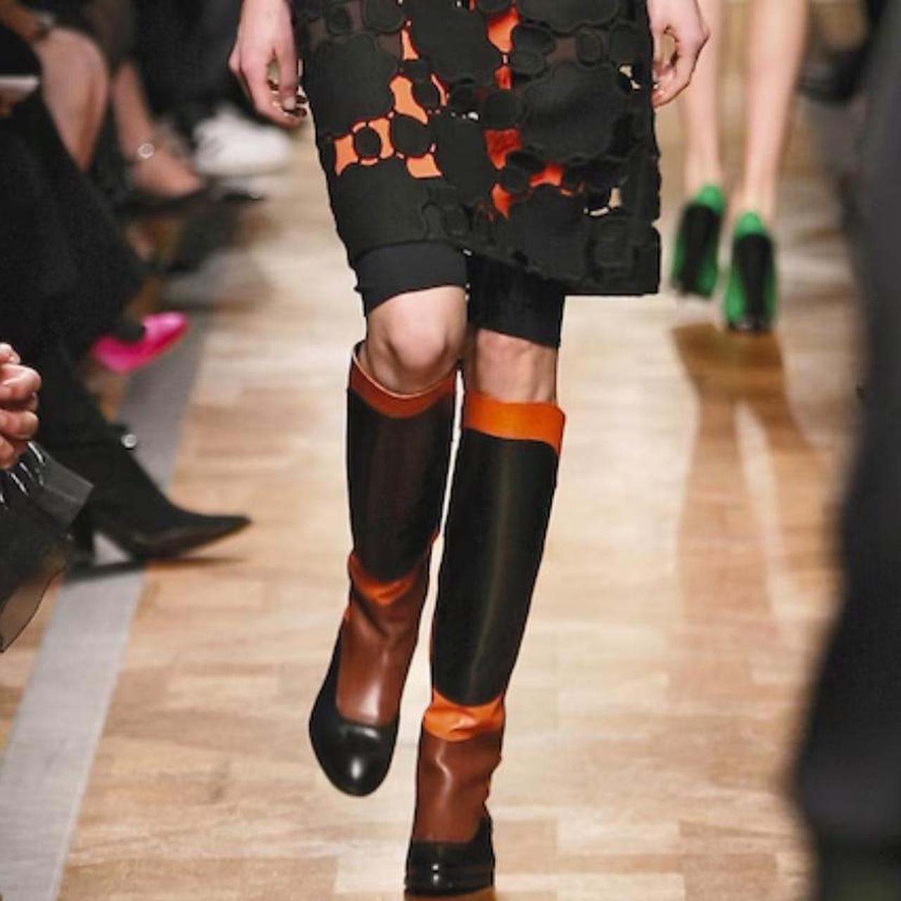 【2025年製 新品】 miu miu 2008 f/w knee Depop | shape amazing boots high ヨガ・ピラティス