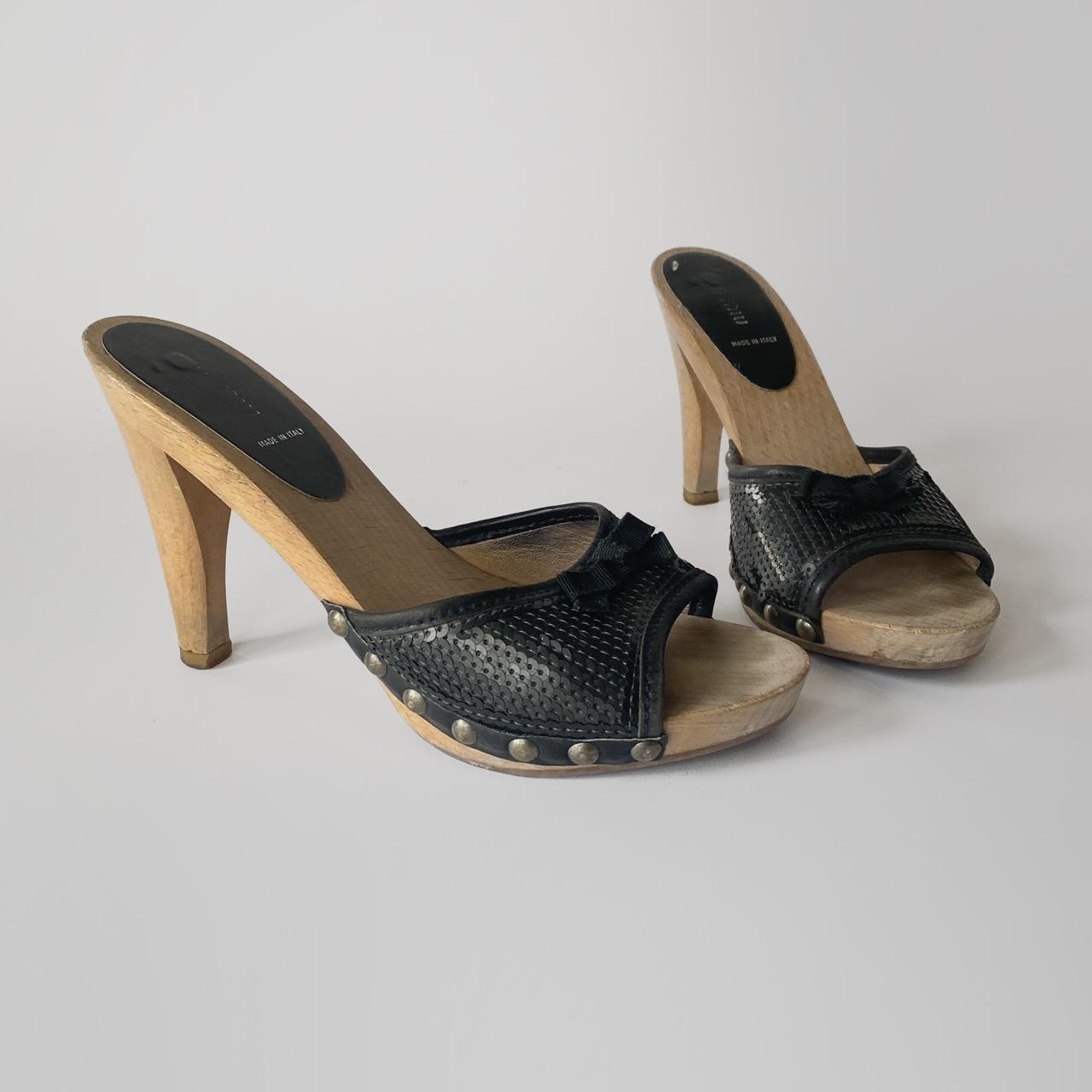 靴 Miu Miu 00s archive Mules black ribbon Miu Miu 00s archive Mules black ribbon miu miu spring/summer