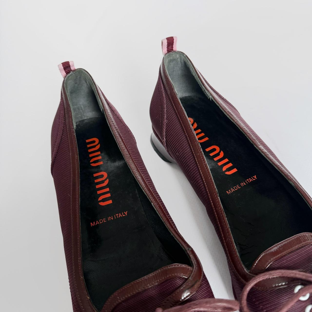 Miu Miu Women's Pumps - Burgundy/Red - US 7 – miu… - image 2