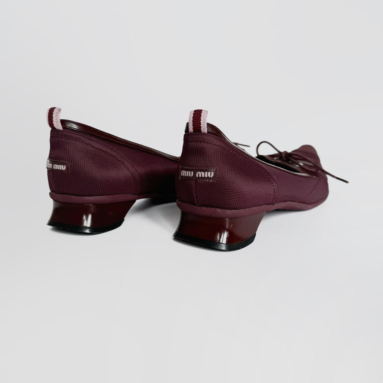 Miu Miu Women's Pumps - Burgundy/Red - US 7 – miu… - image 4