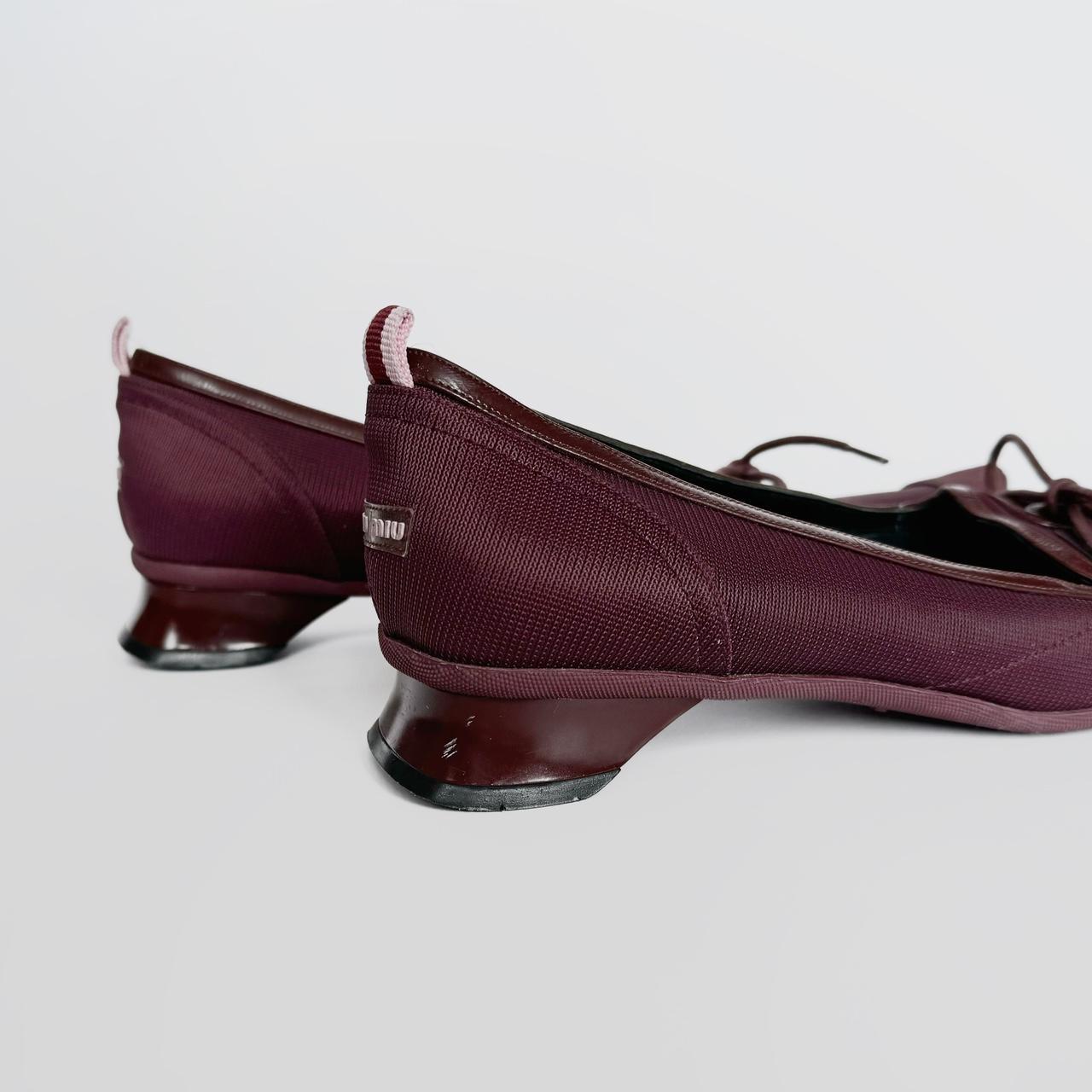 Miu Miu Women's Pumps - Burgundy/Red - US 7 – miu… - image 5