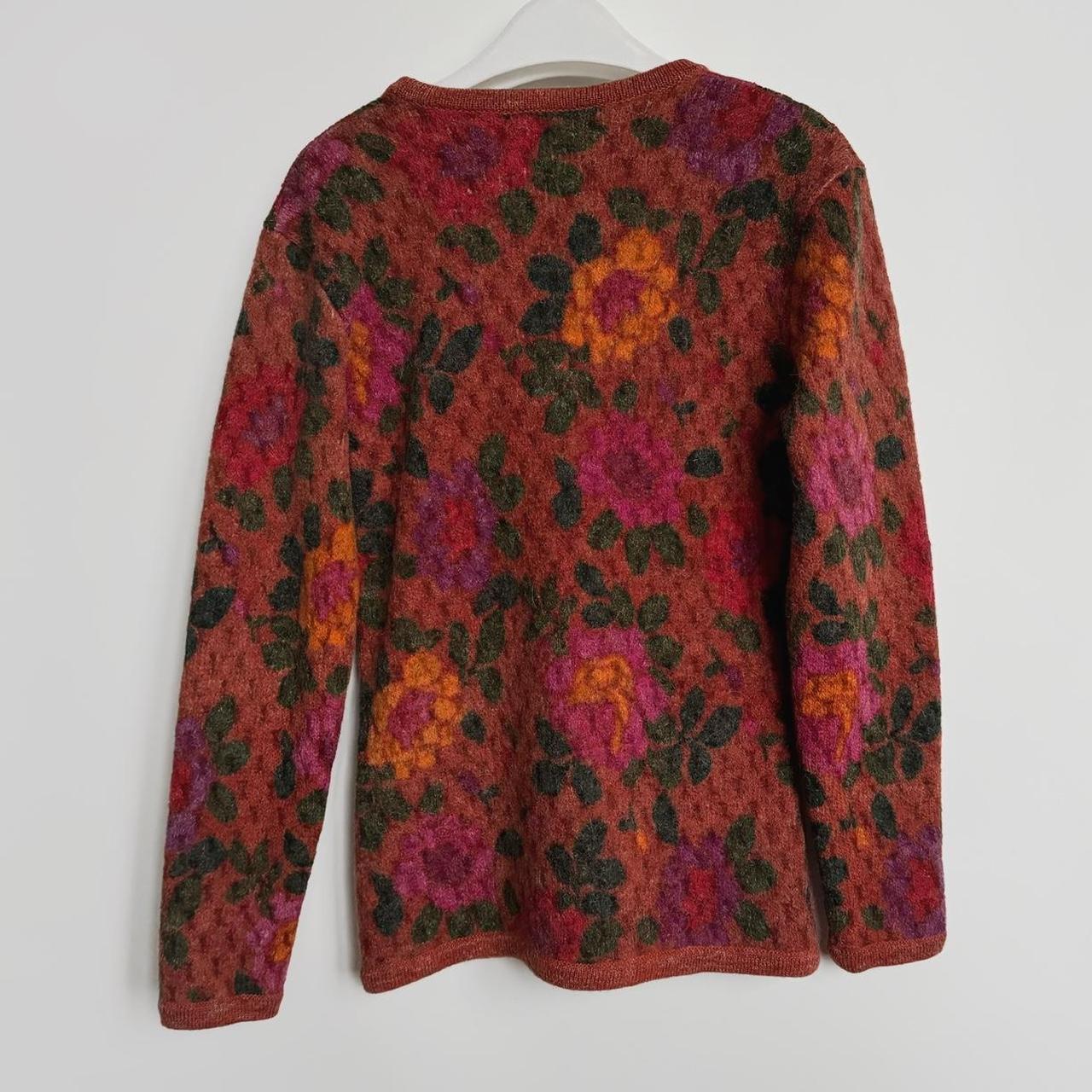 kenzo vintage late 90s cardigan prettiest flower | Depop