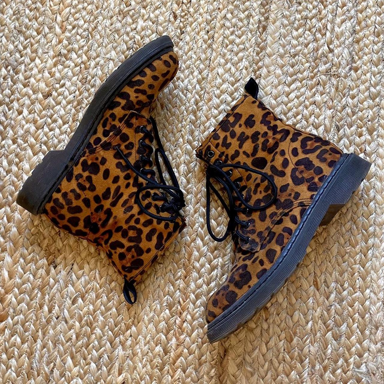cheetah combat boots