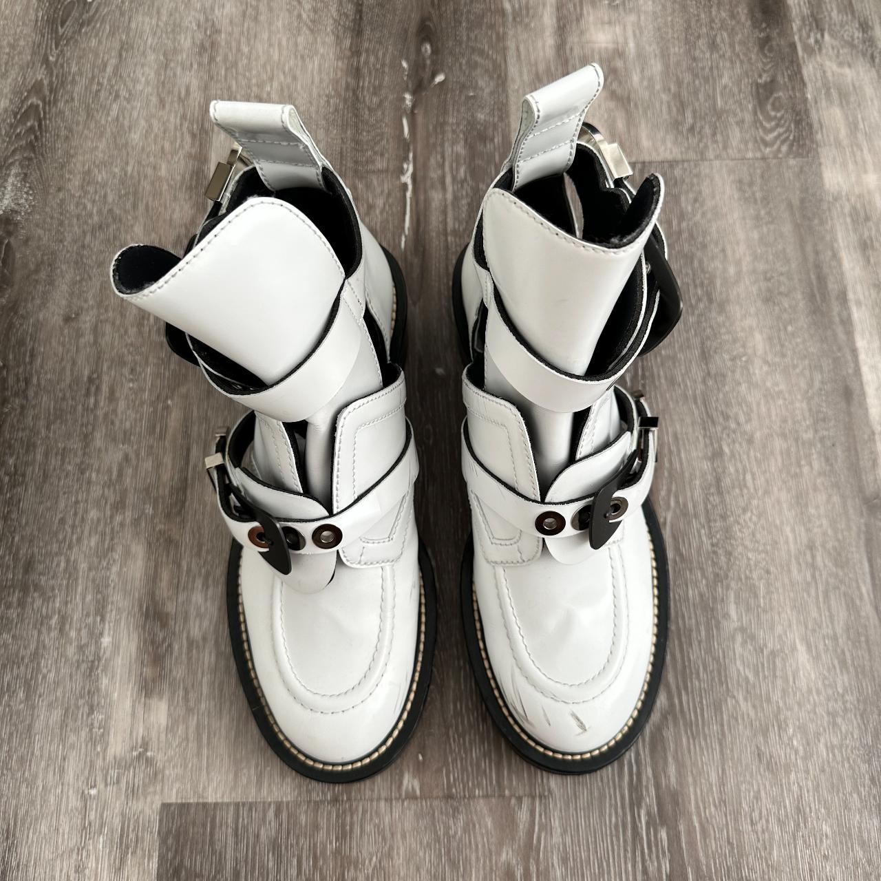 Balenciaga white clearance ceinture boots