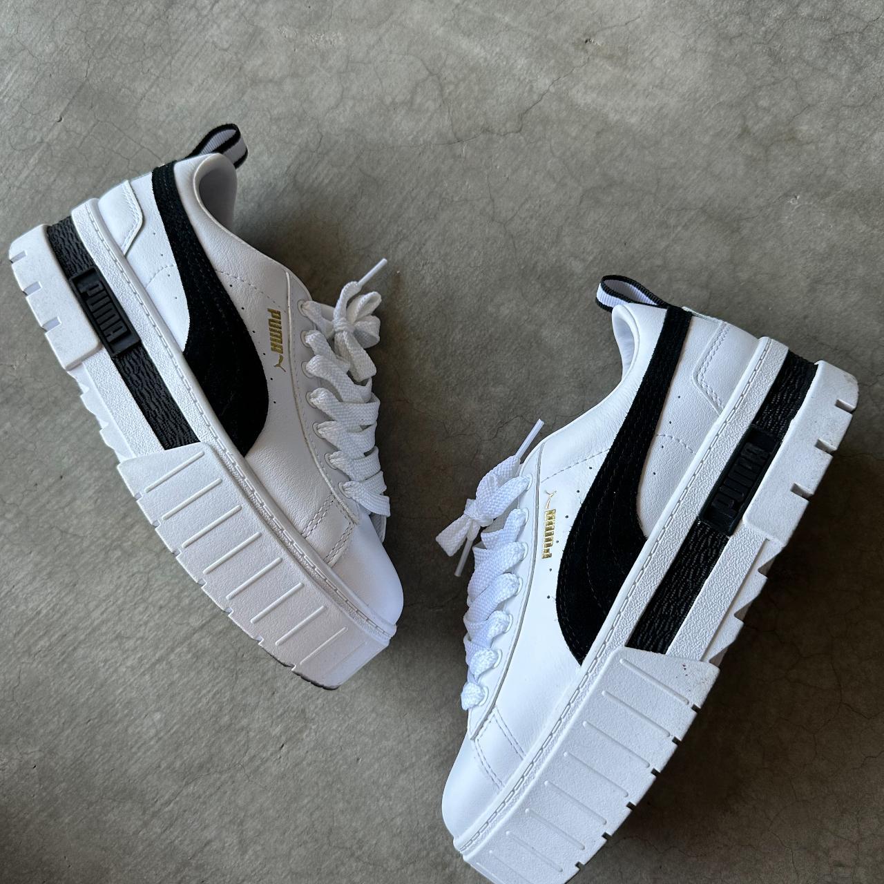 puma new white sneakers