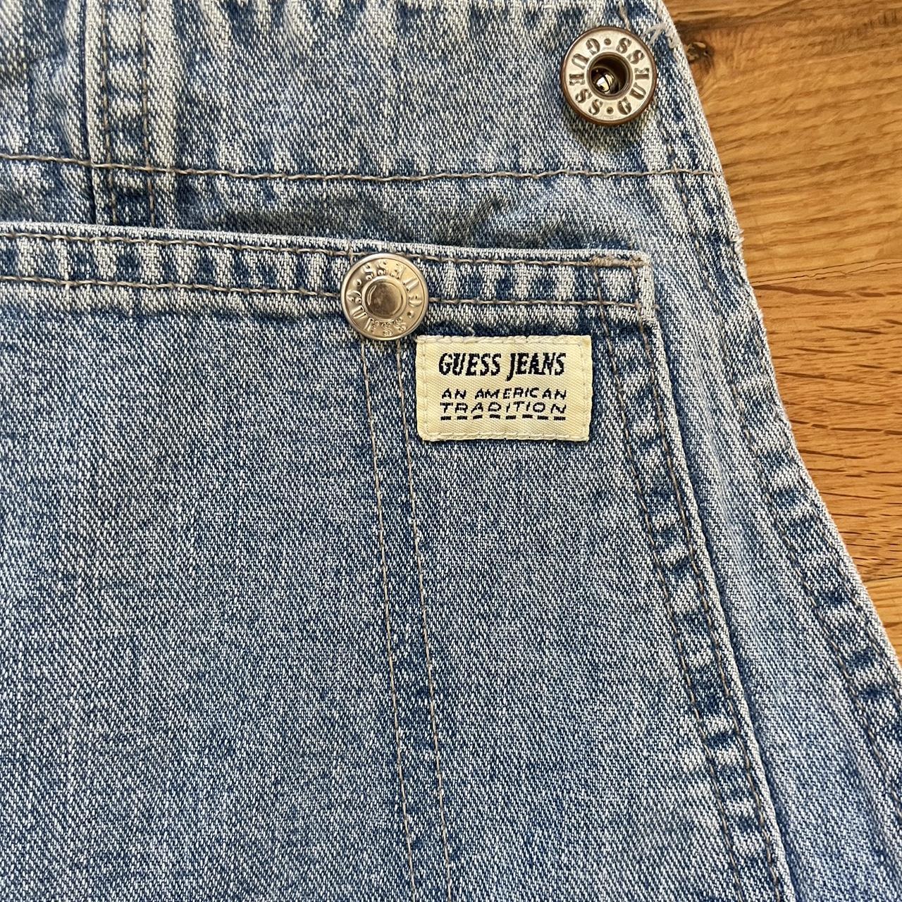 guess jeans overalls Depop