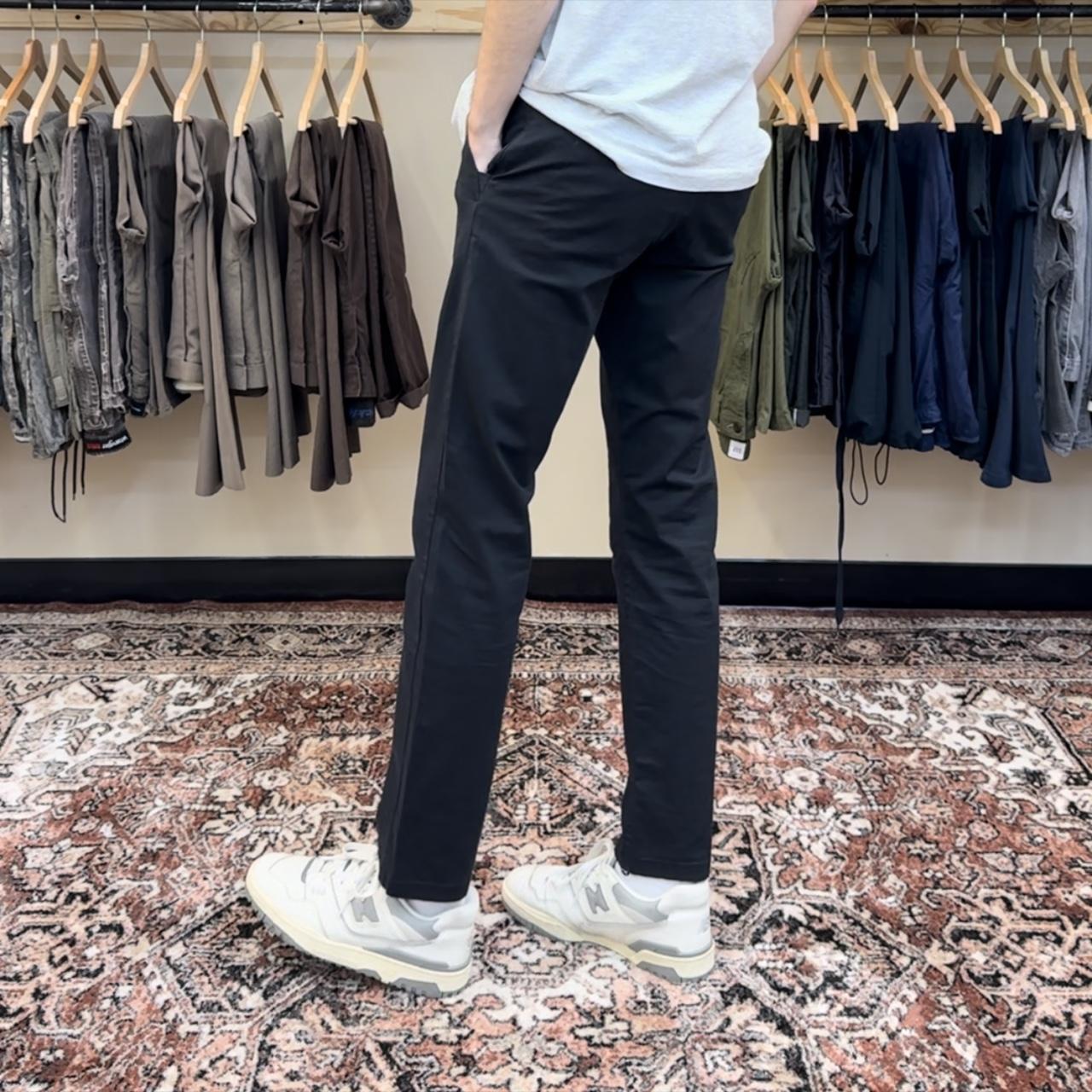 Men’s slim fit tech chino pants Black color way... Depop