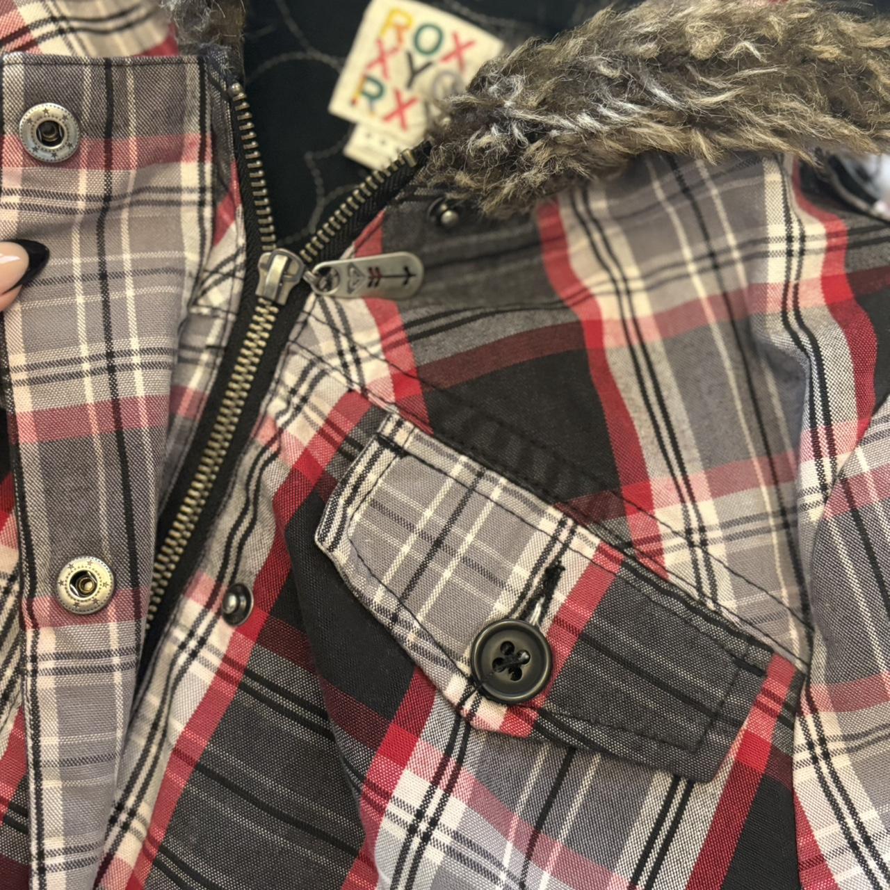 Roxy Women's Jacket - Multi/Red - S – Roxy red pl… - image 2