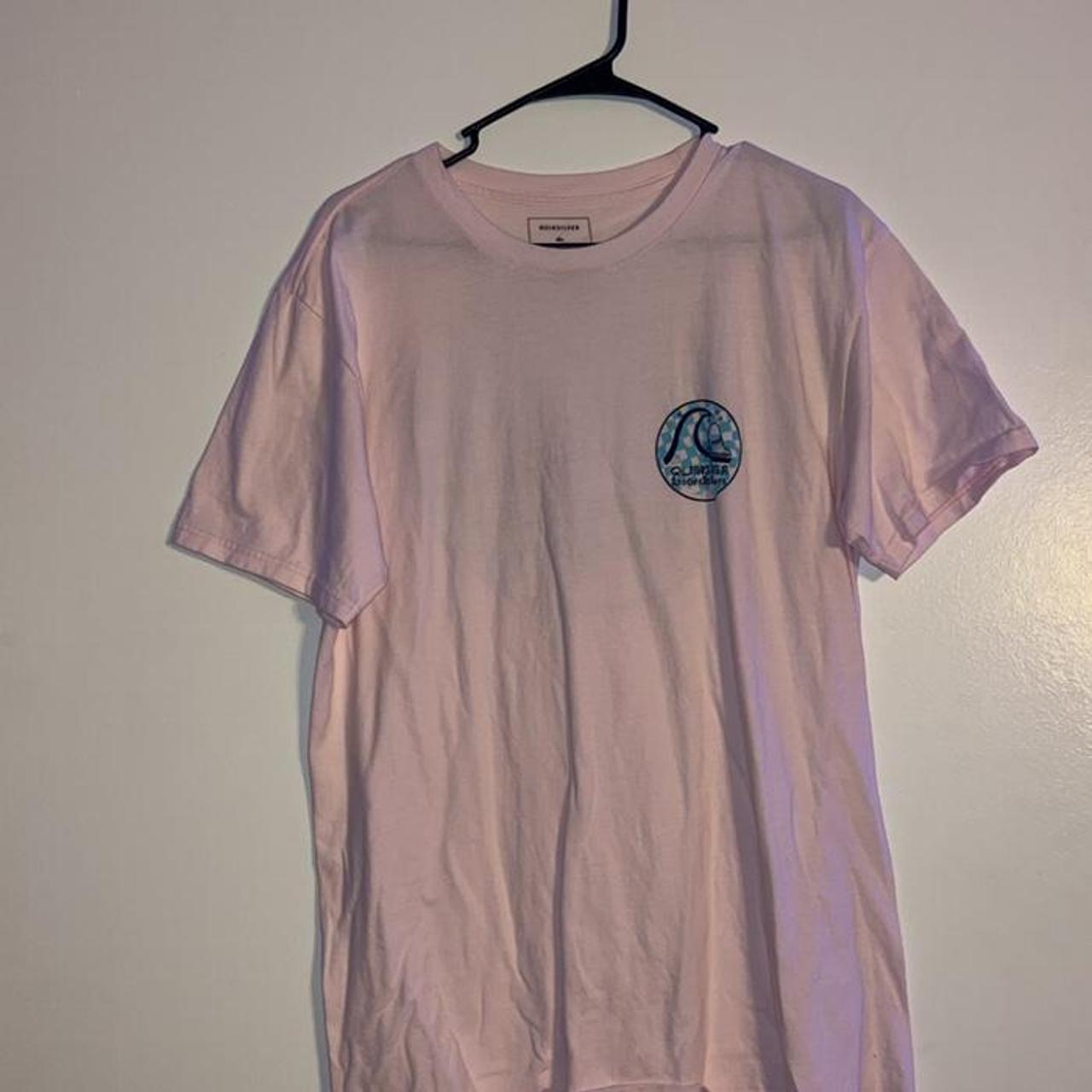 Quiksilver Men's Pink Shirt | Depop