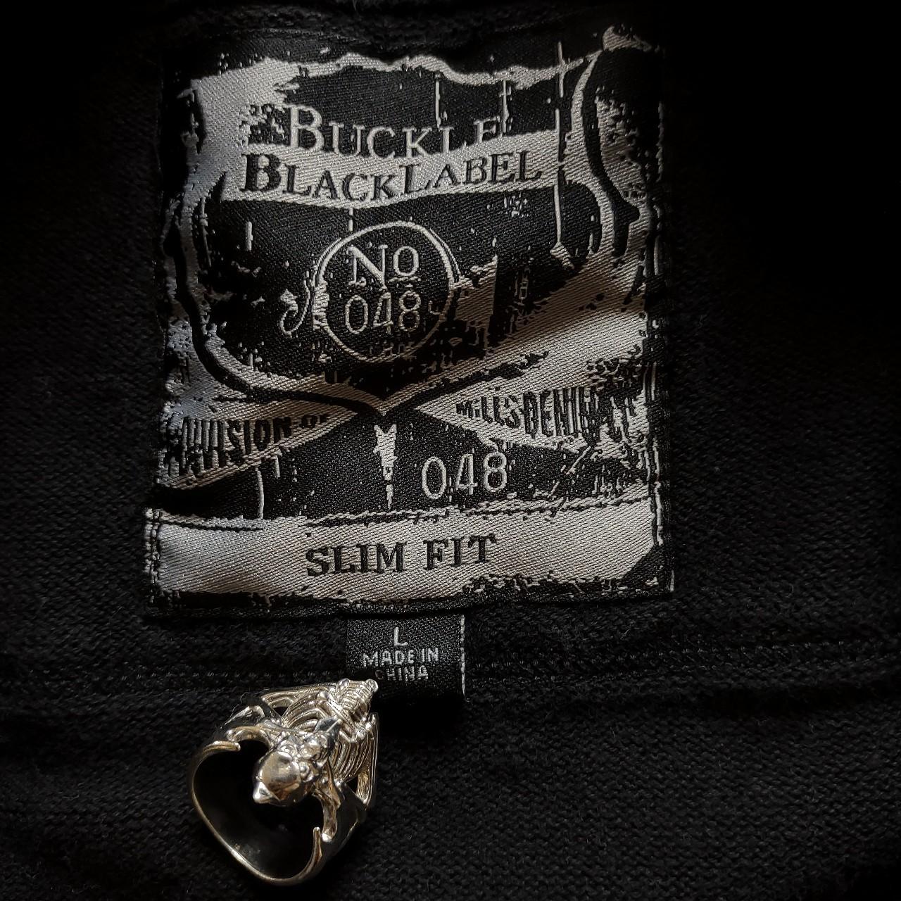 Buckle Black Men's Black and Grey Jacket (4)