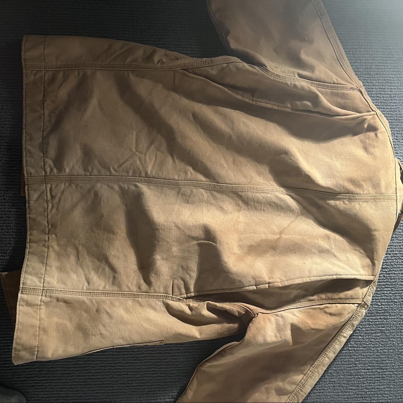 Carhartt Men's Tan and Brown Jacket | Depop