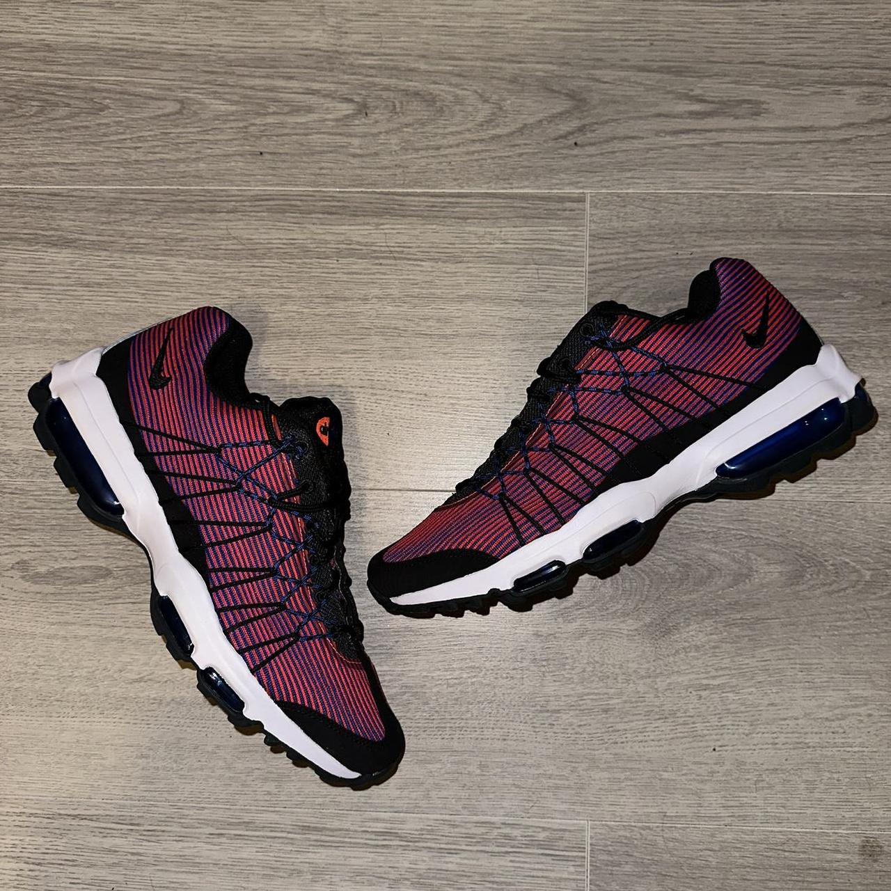 running shoes nike air max 95 ultra jacquard red