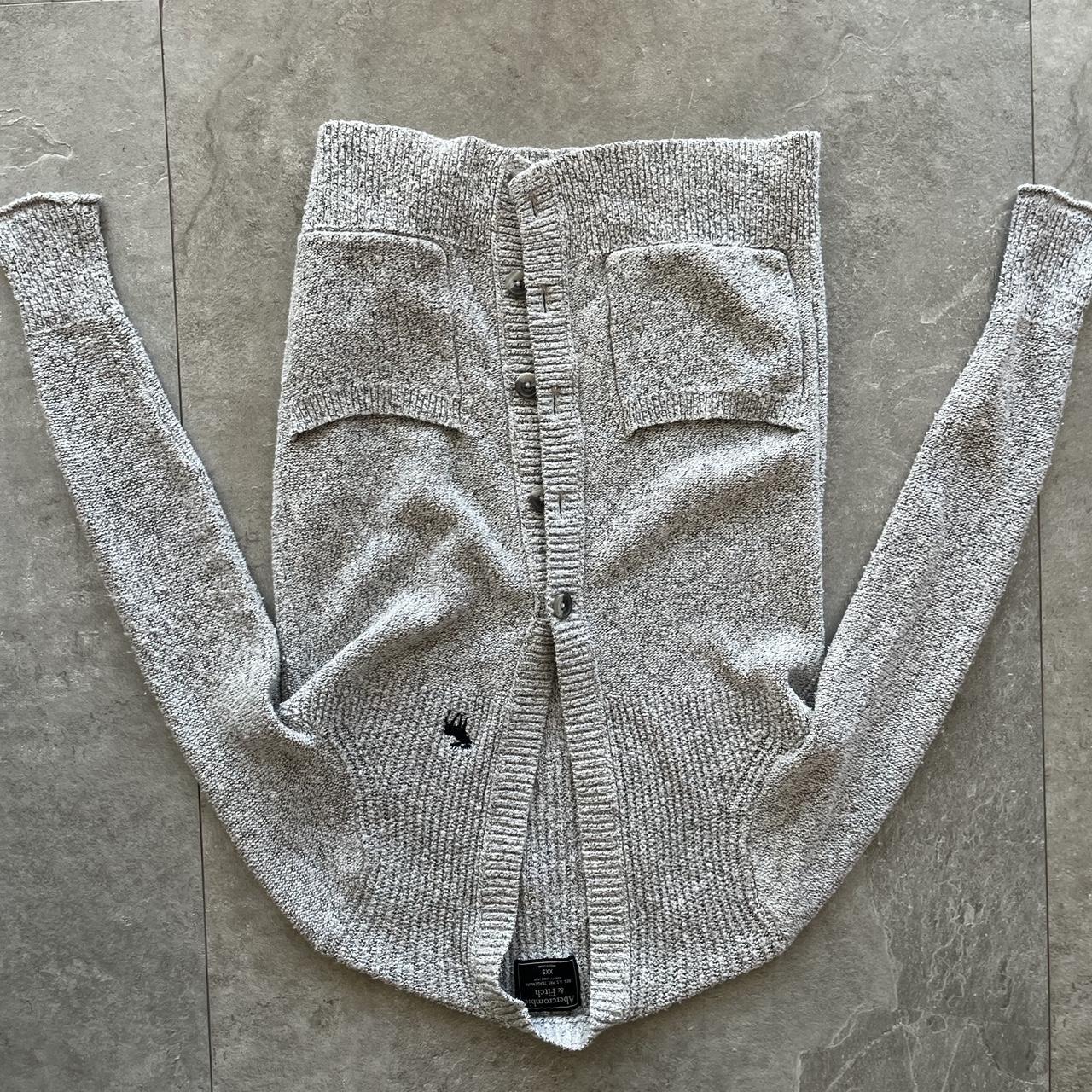Abercrombie & Fitch Women's Grey Cardigan (3)