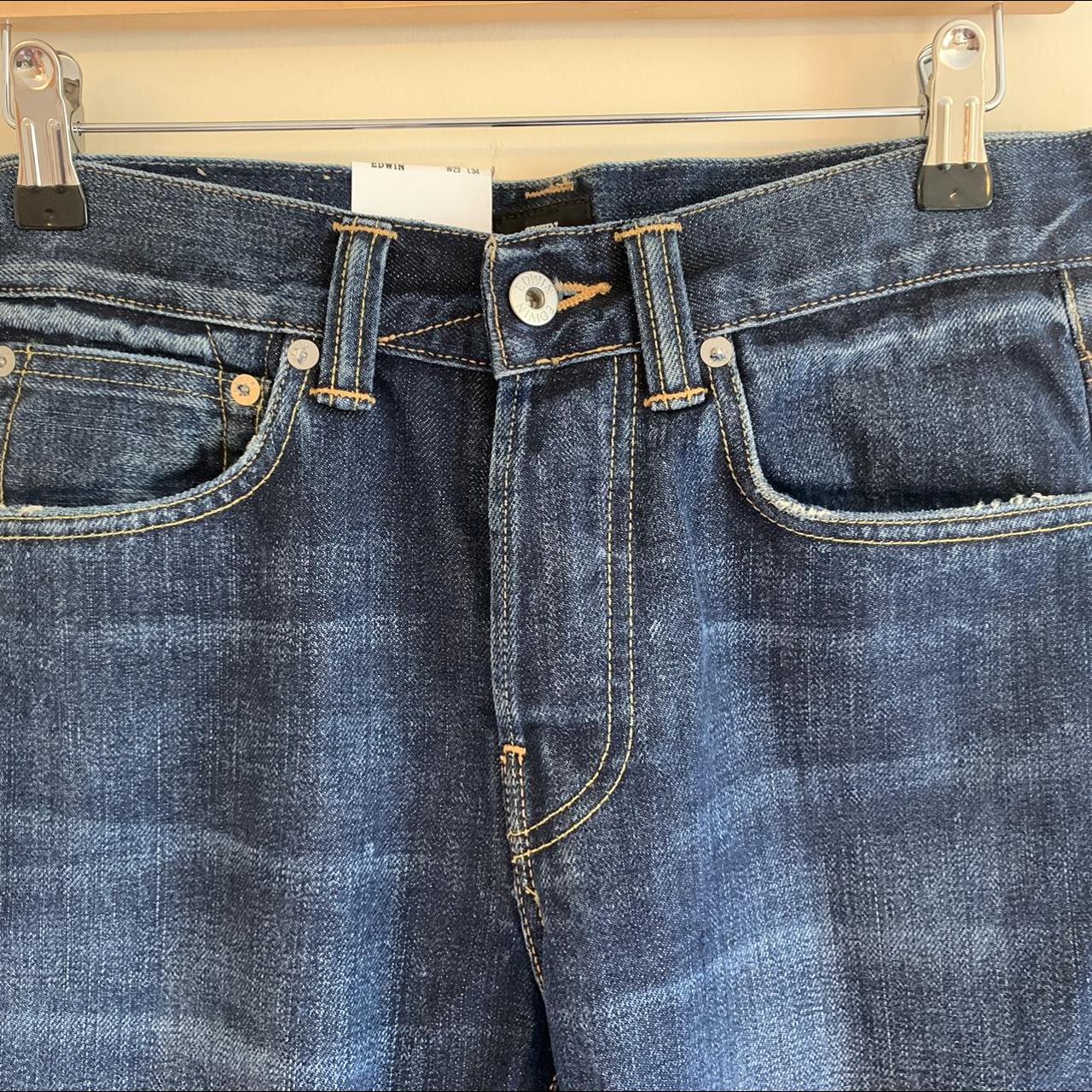 BNWT EDWIN ED80 Japanese Denim Slim Tapered Jeans... - Depop