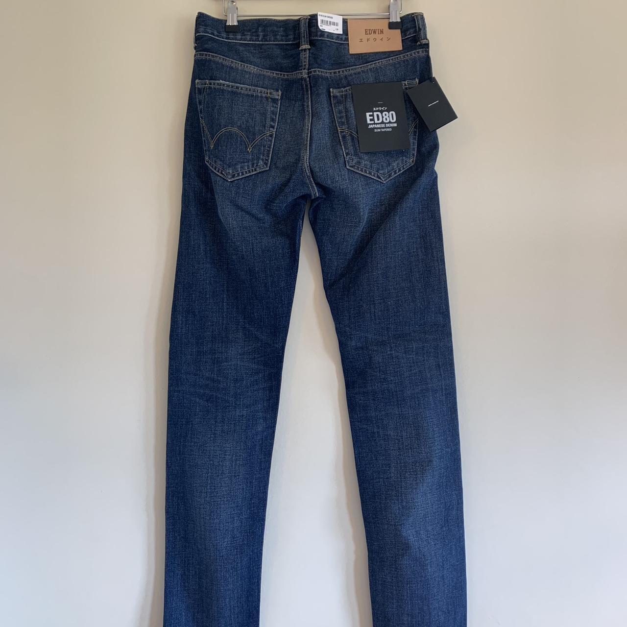 BNWT EDWIN ED80 Japanese Denim Slim Tapered Jeans Depop