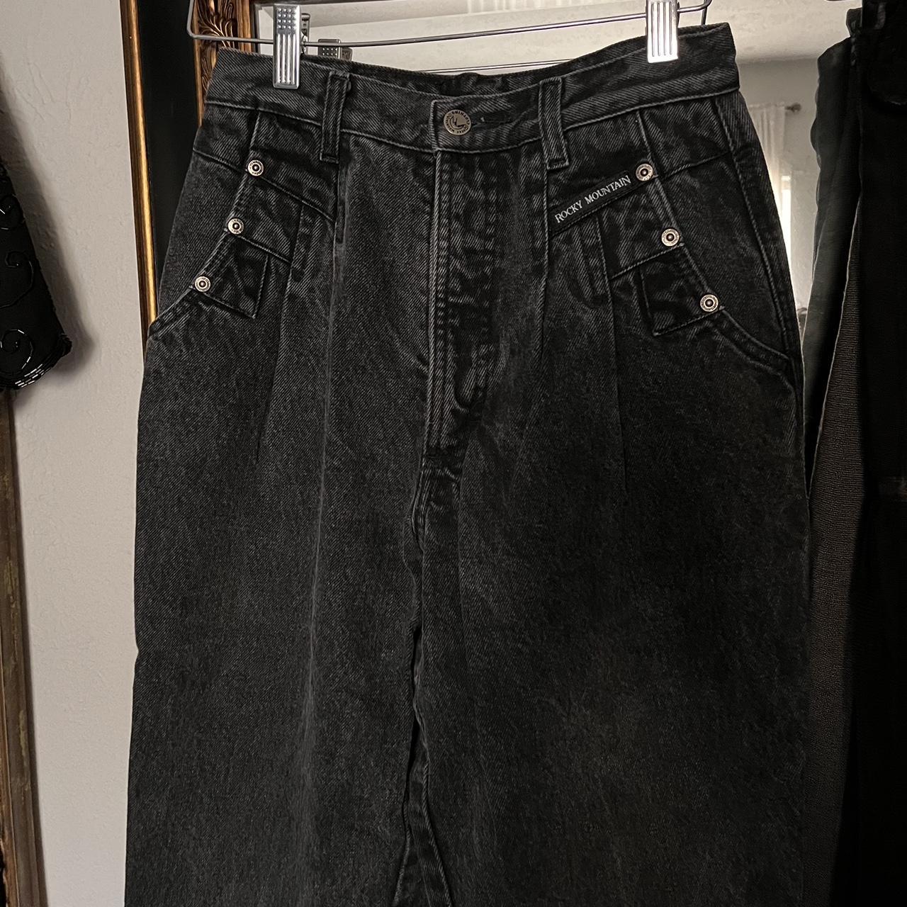 Rocky Mountain Dark Wash Jeans, Bareback Western - Depop