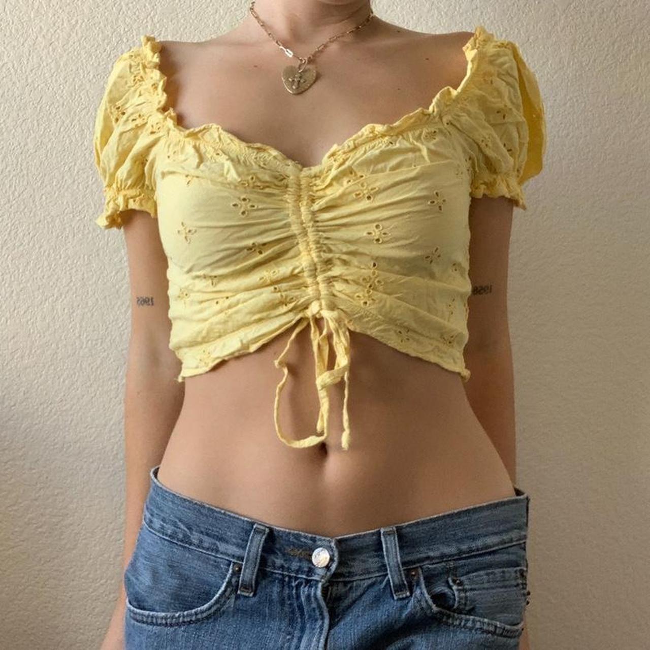 Dizzy Lizzy Women's Yellow Blouse
