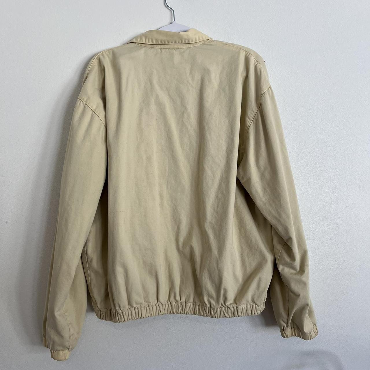 Pastel yellow Ralph Lauren bomber... - Depop