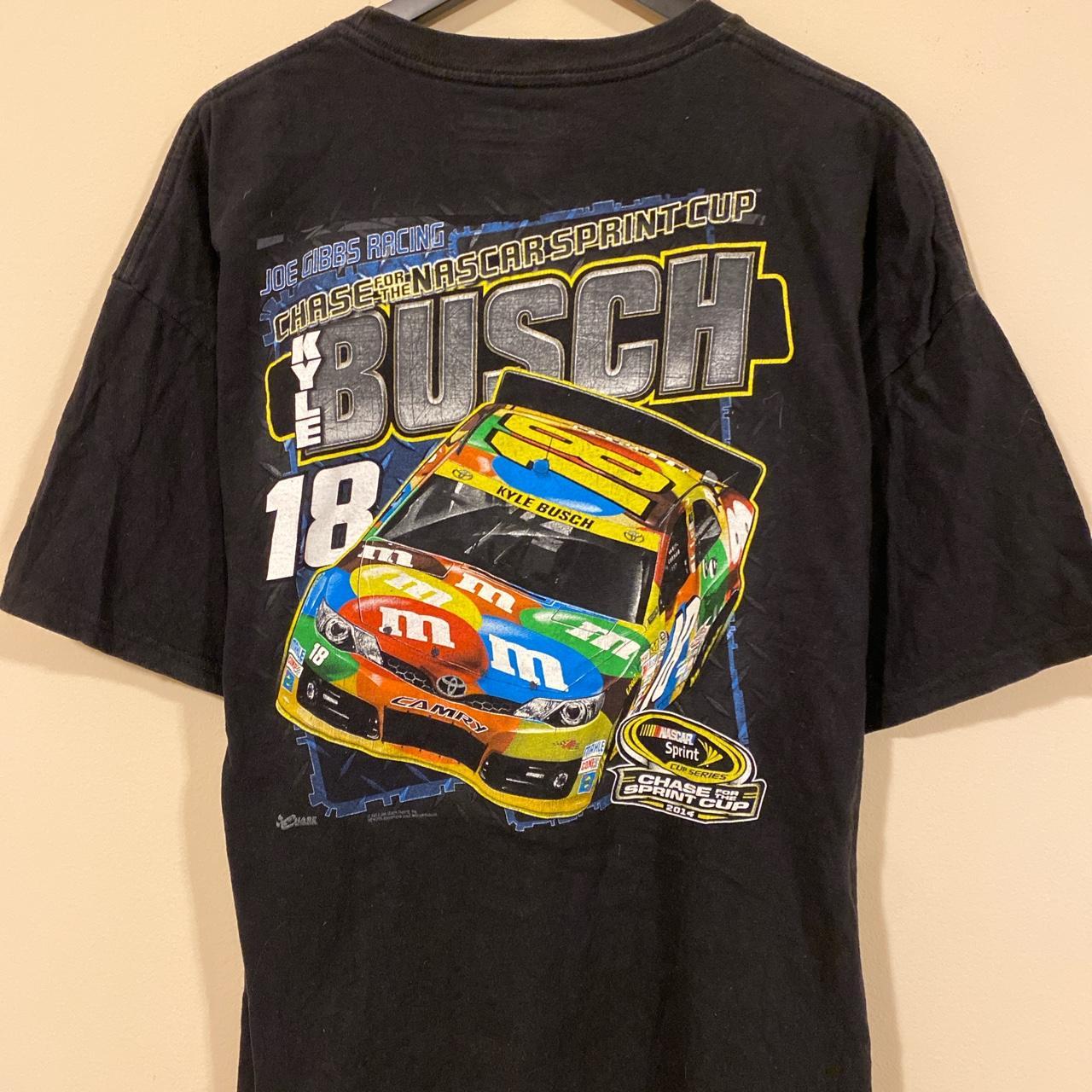 Kyle Busch m&m nascar big double sided graphic... - Depop