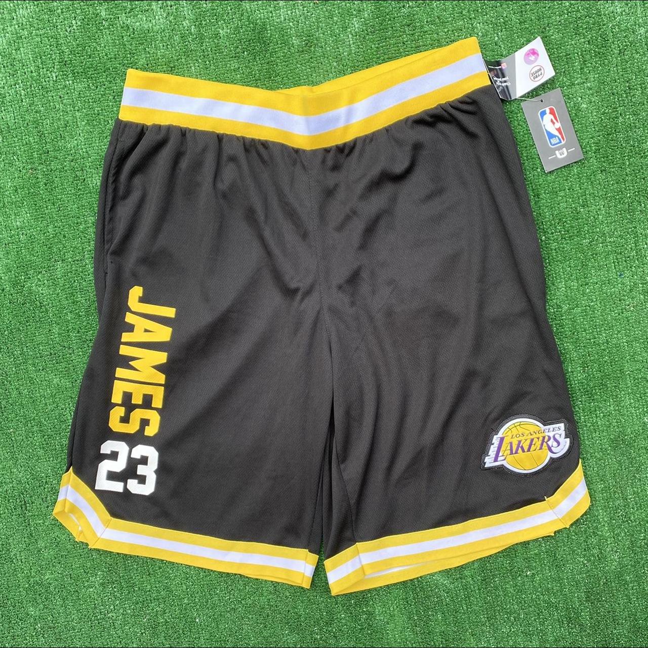 NWT NBA UNK Lebron James LA Lakers Basketball Shorts - Depop