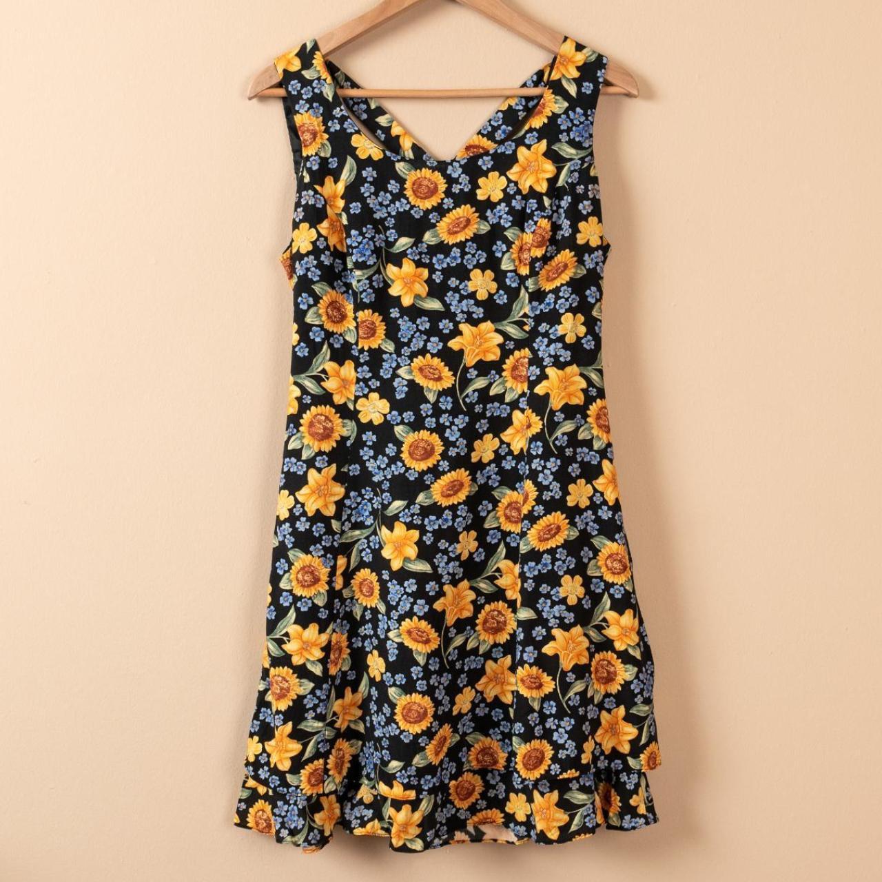 Popular Vintage How Sweet It Is Dress, Yellow and Black Dress