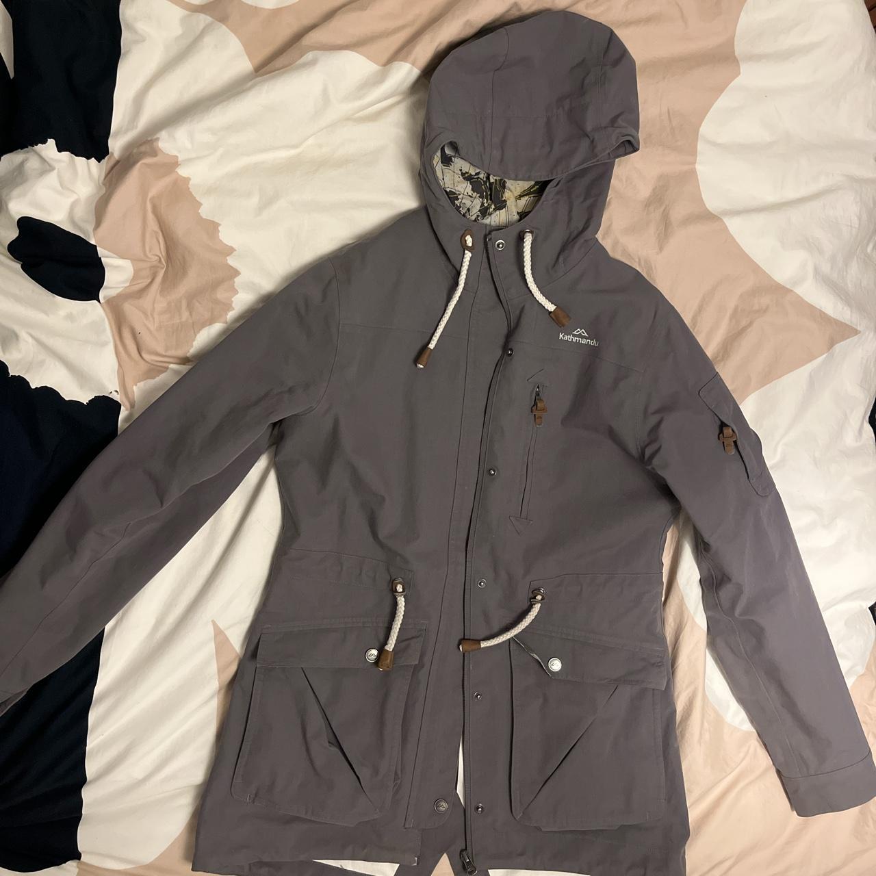 Kathmandu ngx2 raincoat. Cool map print lining.... Depop