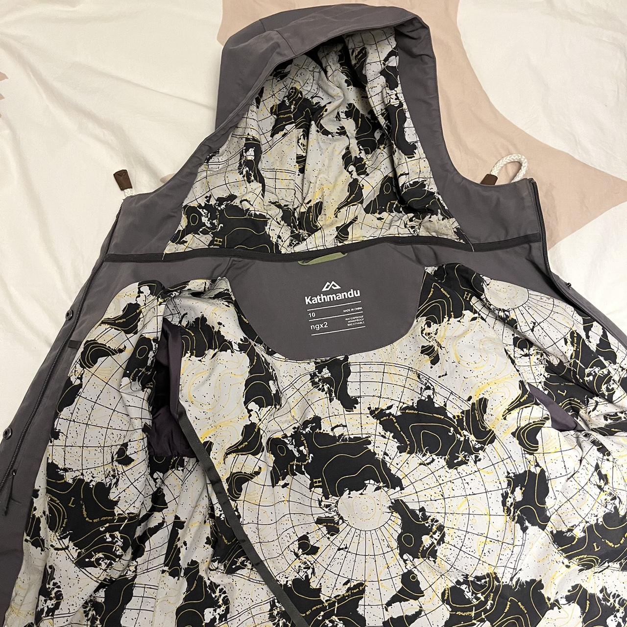 Kathmandu ngx2 raincoat. Cool map print lining.... Depop