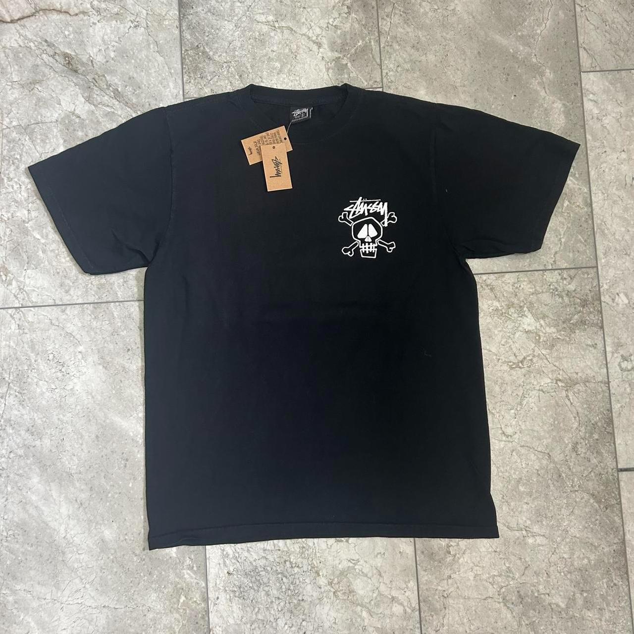 Stussy Rib Cage 3M Longsleeve Tee Storm Blue - IN | Depop