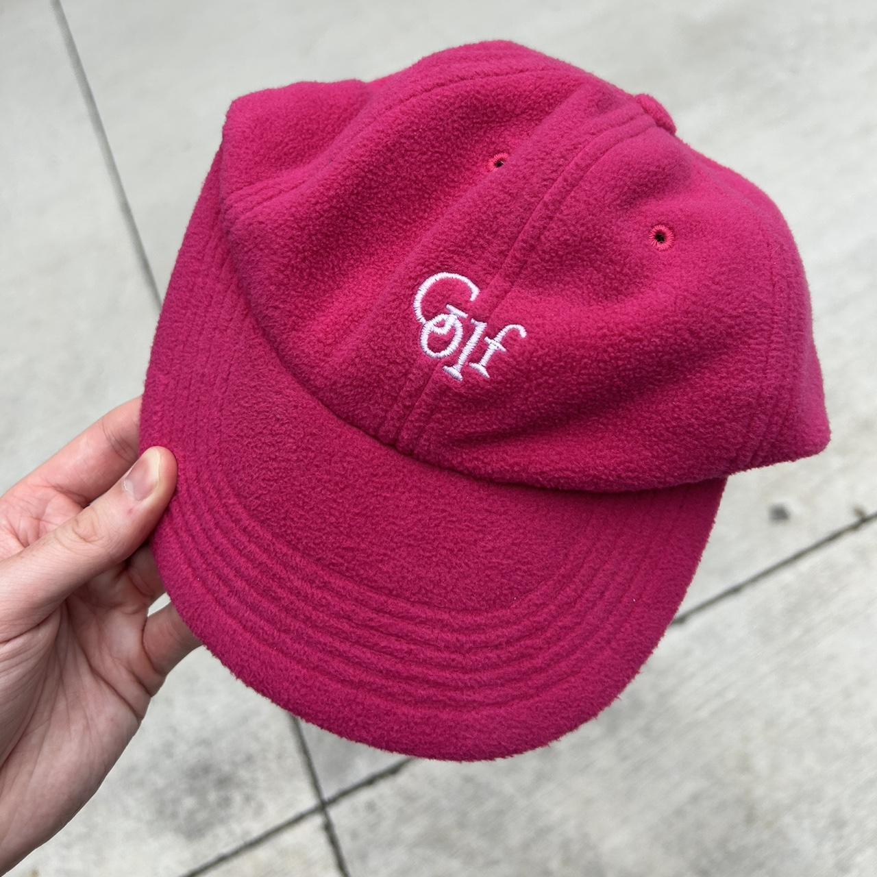GOLF WANG 赤タグ ピンクキャップ Pink golf-wang-hat - Depop