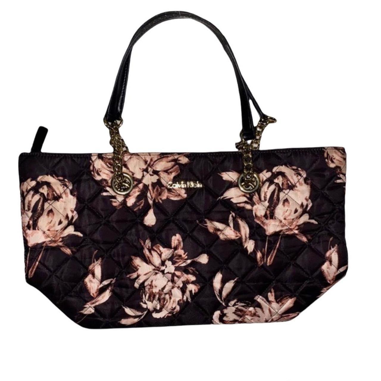 Floral calvin deals klein purse