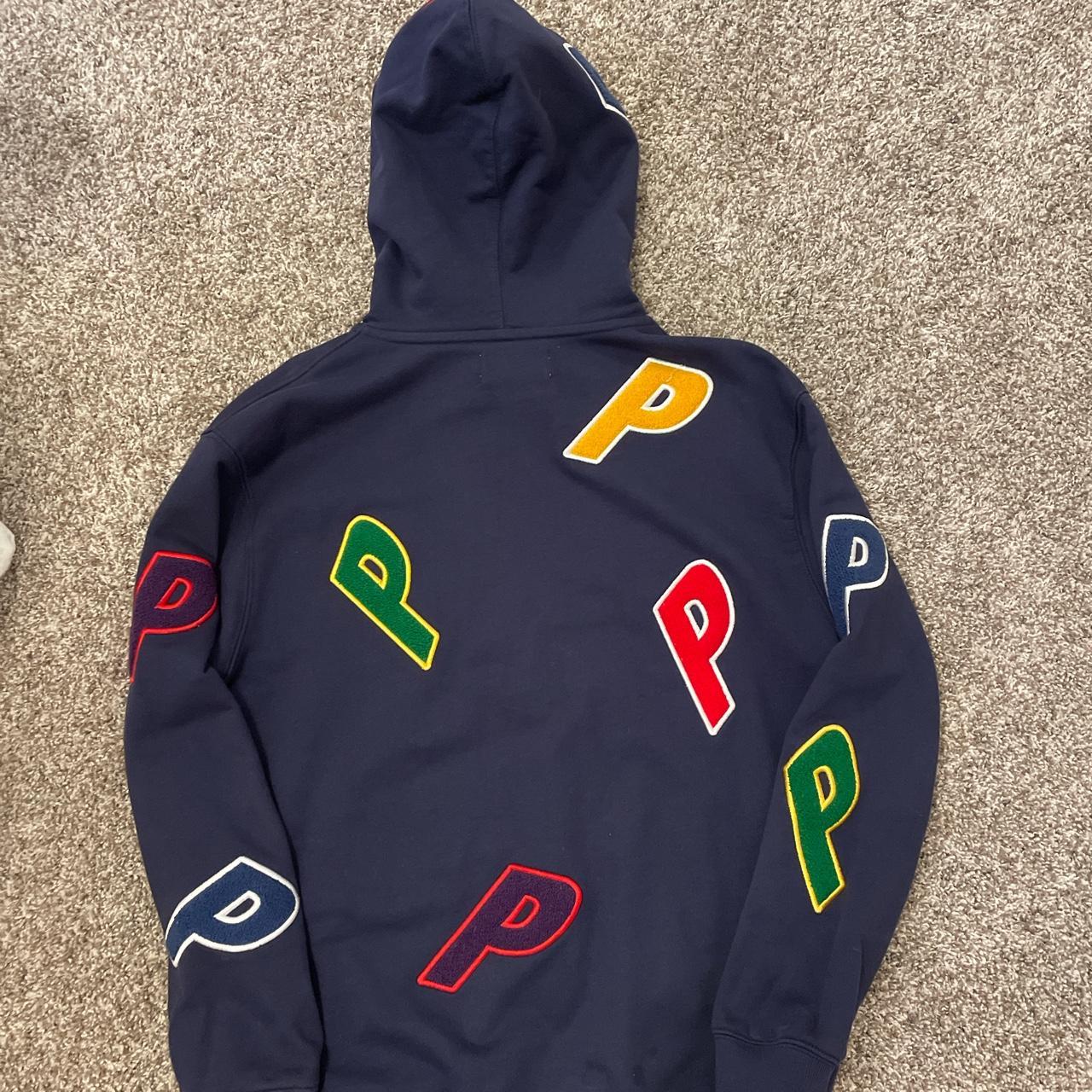 Palace Skateboards P varsity letter patch hoodie... - Depop