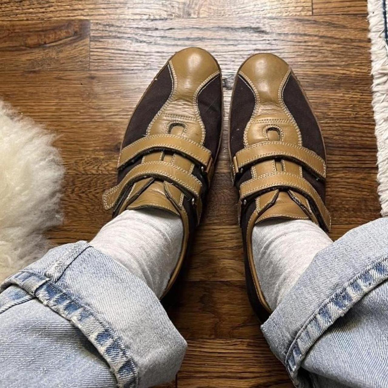 PRADA FW 1999 SQUARE TOE LACE AND VELCRO BOOTS with | Depop