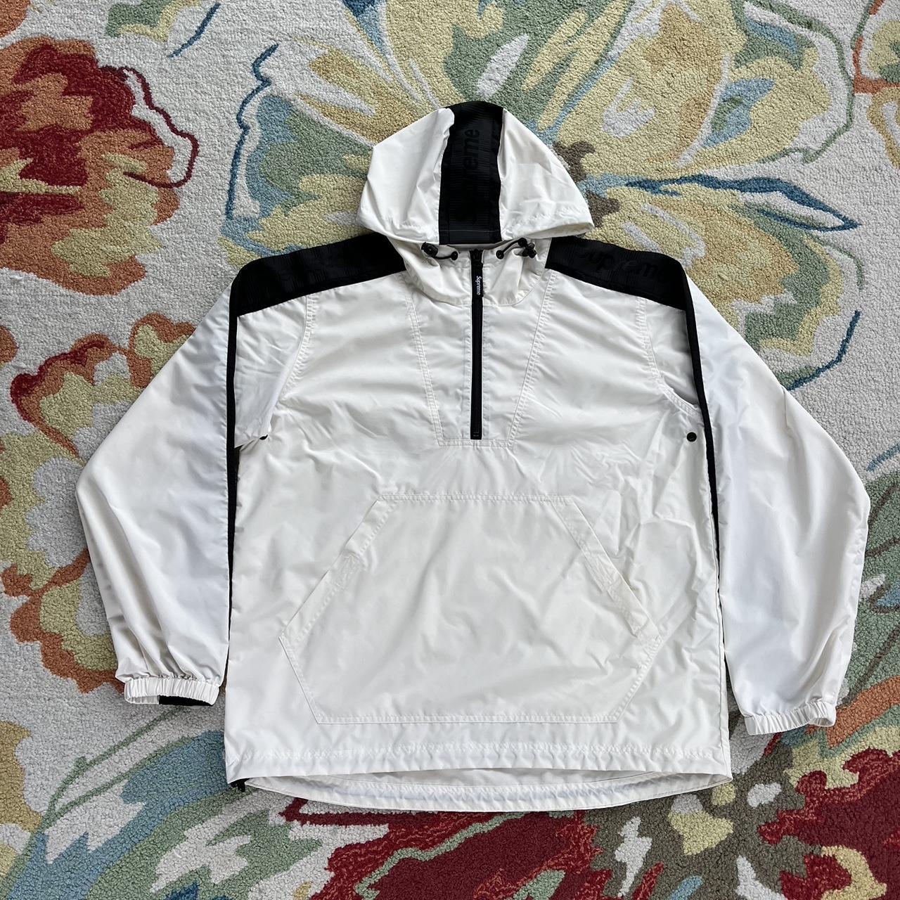 Supreme Sleeve Tape Anorak SS17 White Size