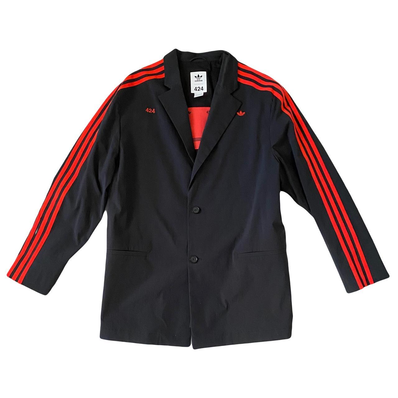 424 x Adidas collab blazer Color: red and black... - Depop