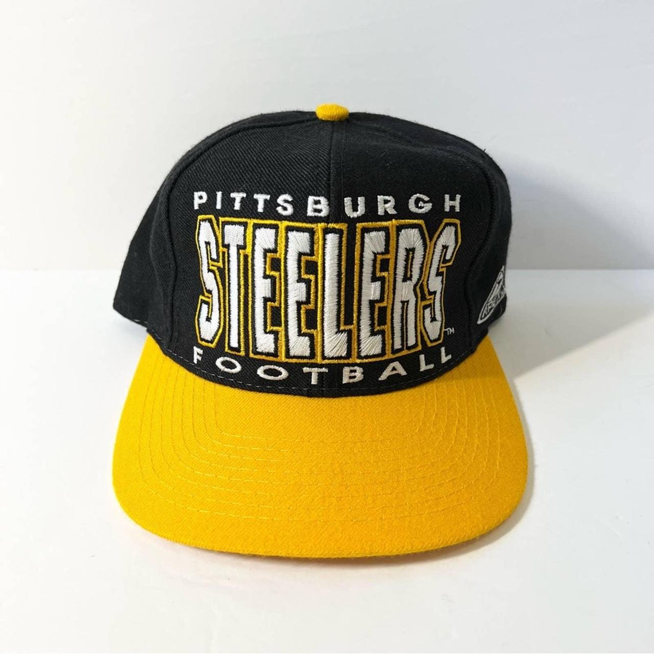 Vintage Pittsburgh Steelers Hat NFL Cap Snapback - Depop