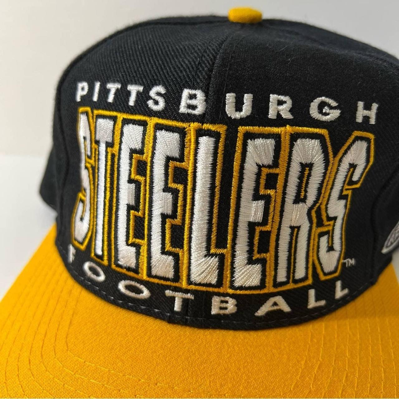 Vintage Pittsburgh Steelers Hat NFL Cap Snapback - Depop