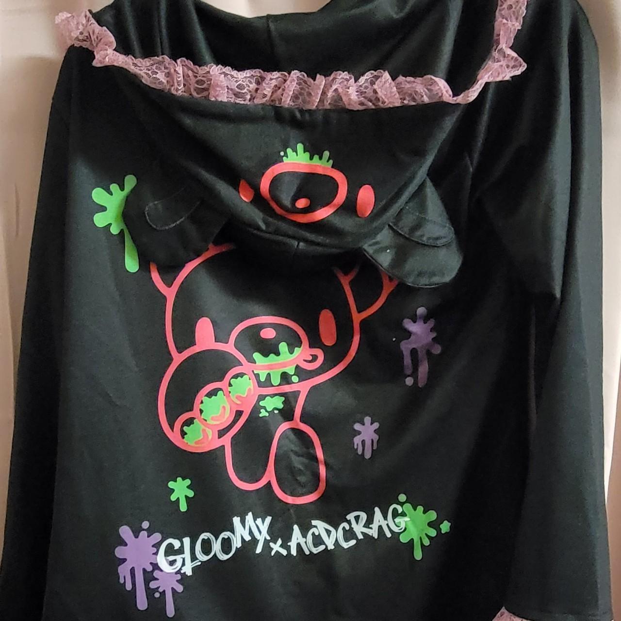 ON HOLD!!! ACDC RAG x Gloomy Bear lace hoodie Only... - Depop