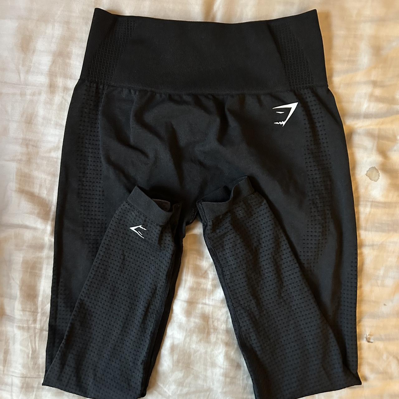 Gymshark Sweat Seamless Mesh Leggings - Black | Gymshark