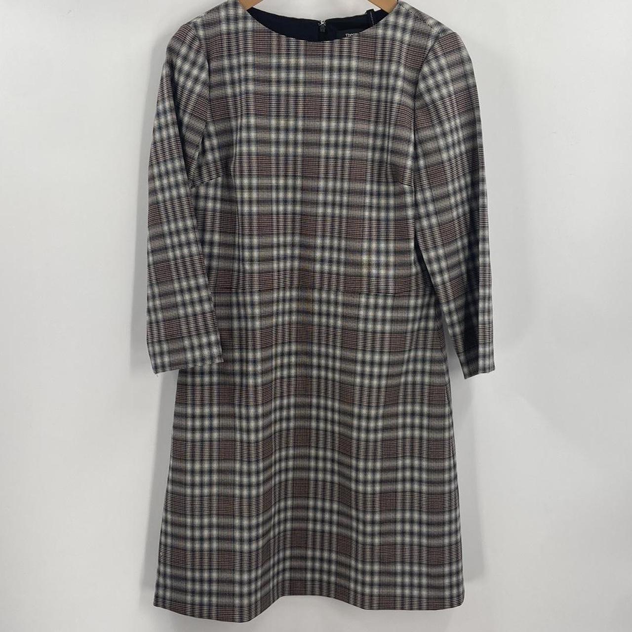 Theory plaid clearance dress