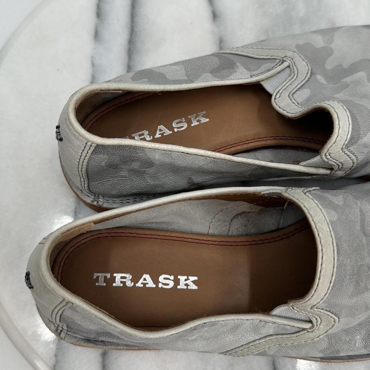 Trask grey camo leather loafers Brand Trask Size Depop