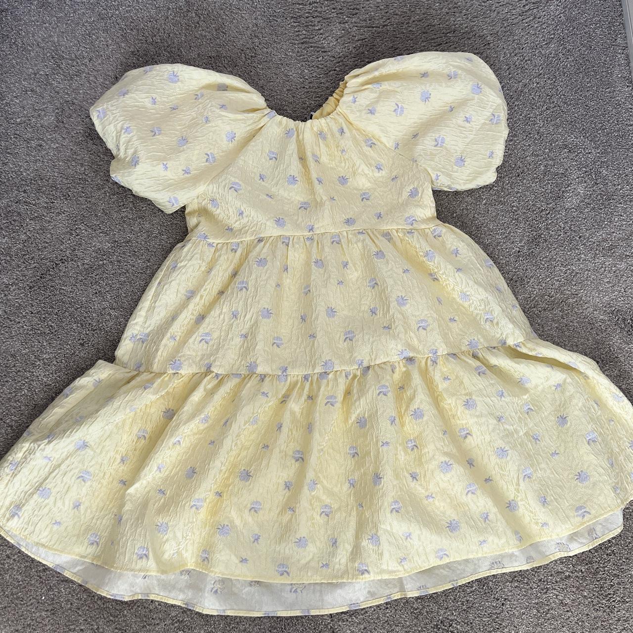 English factory clearance yellow dress