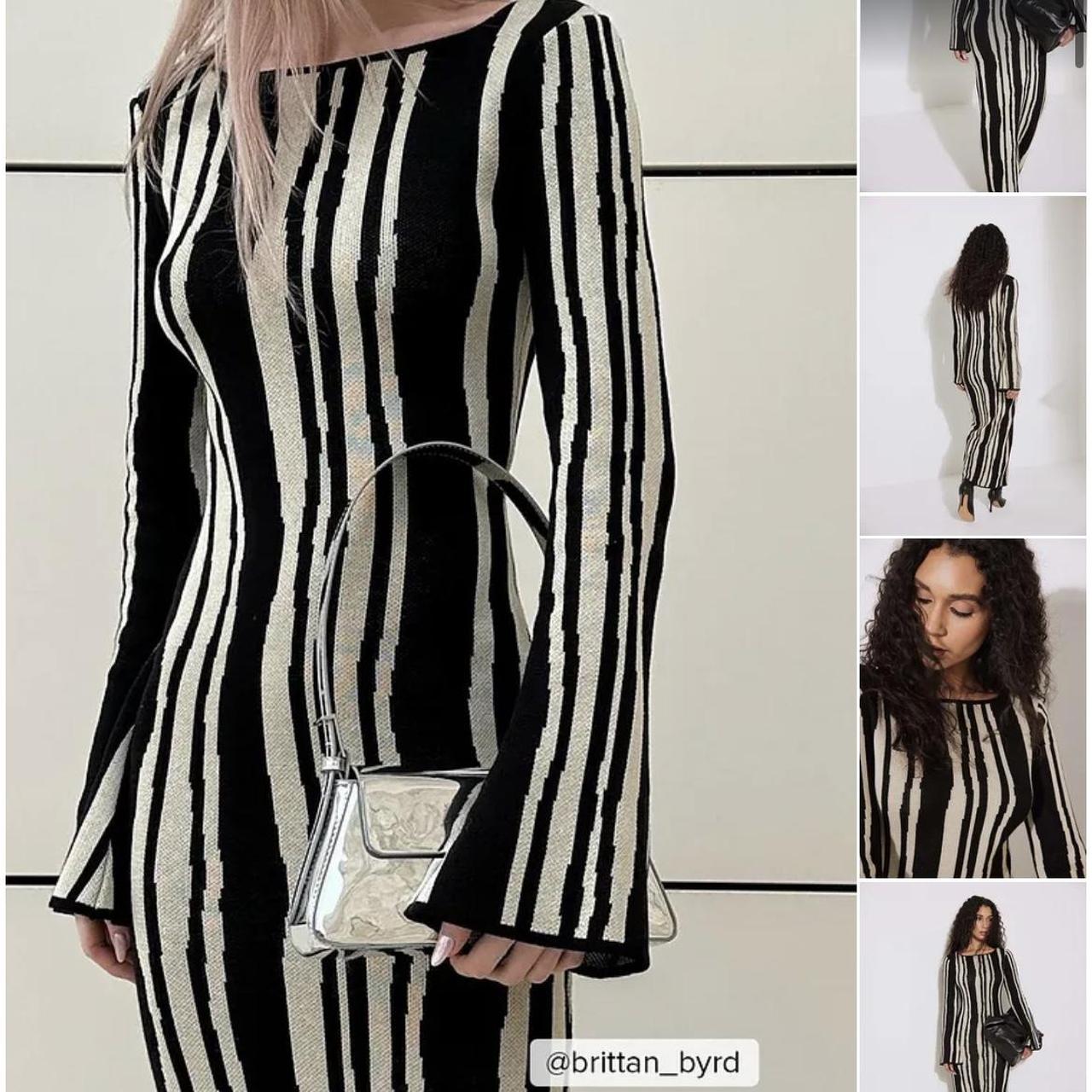 Nakd wide sleeve knitted maxi dress Brand new with Depop