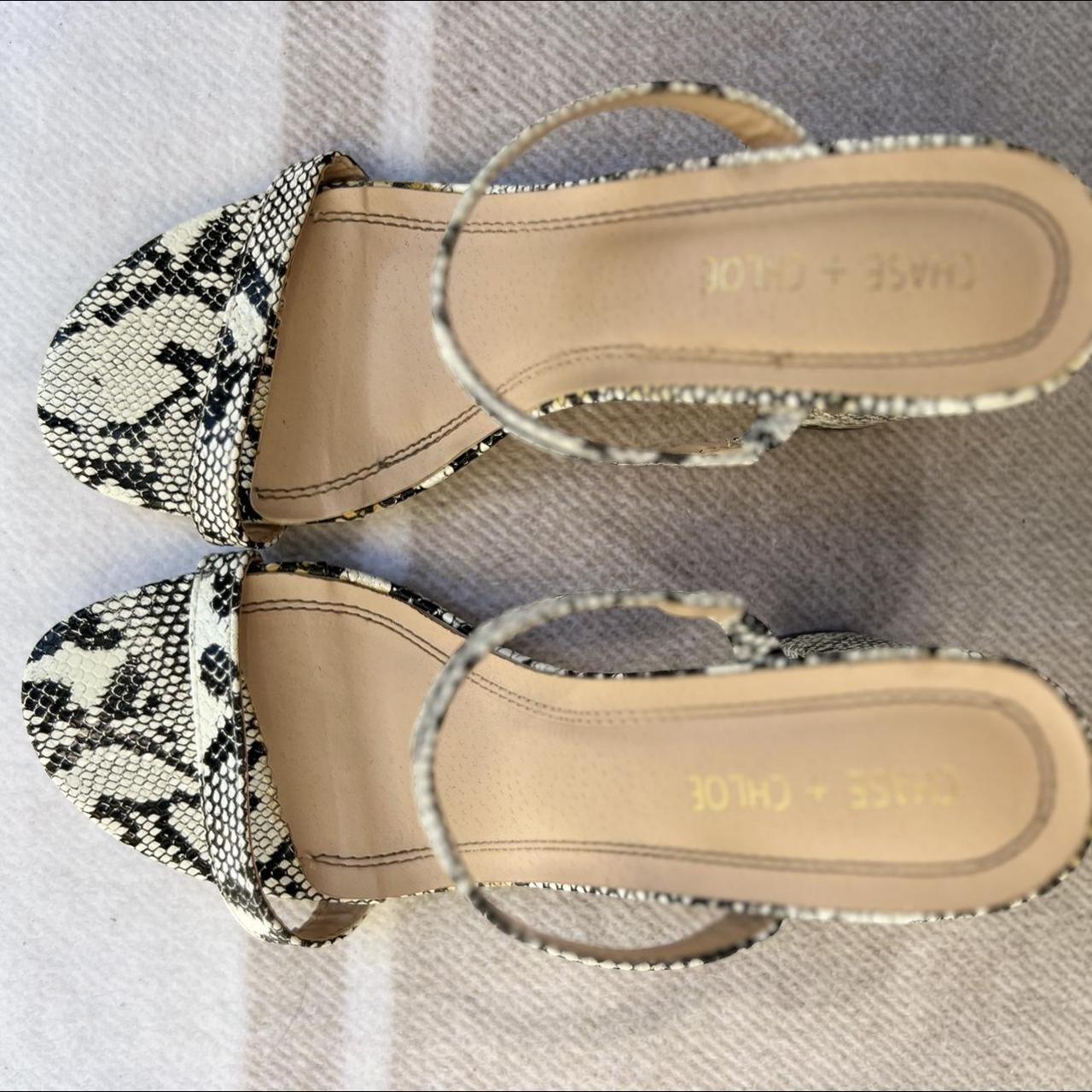 Chloe sales snakeskin sandals