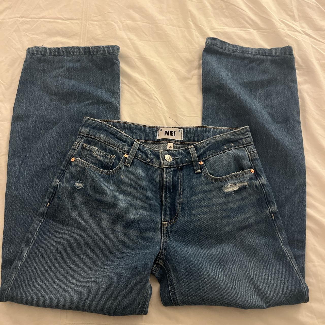 PAIGE jeans size 25, dark blue jeans. Depop