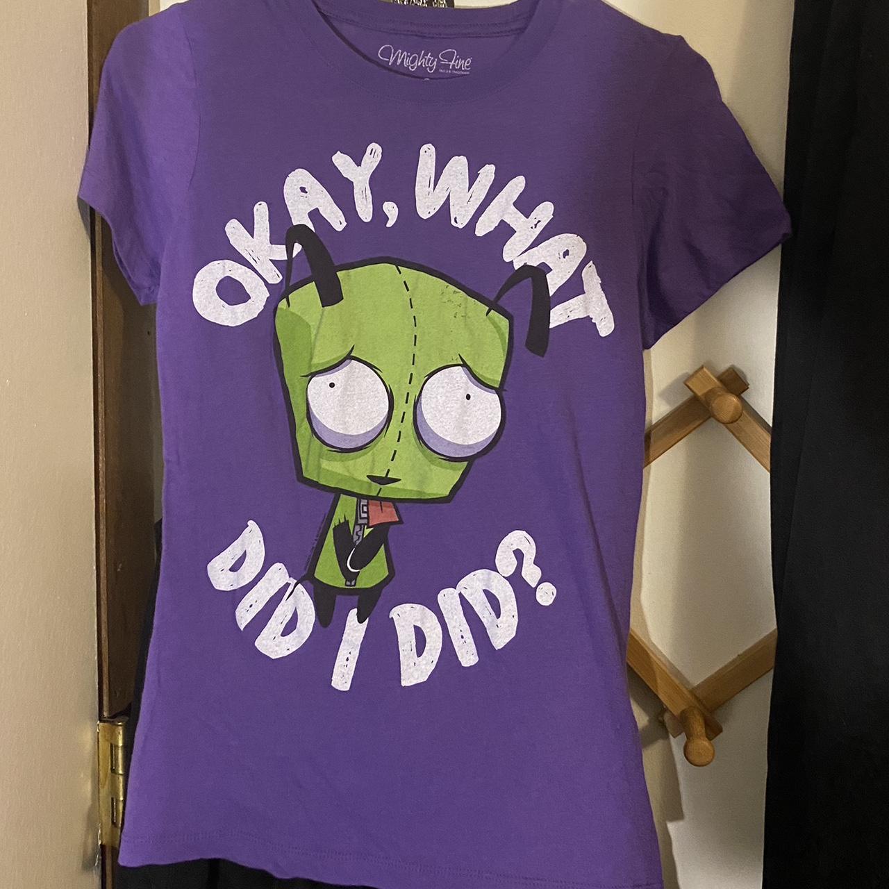 OG 2000s Invader Zim “okay what did I did” t-shirt... - Depop