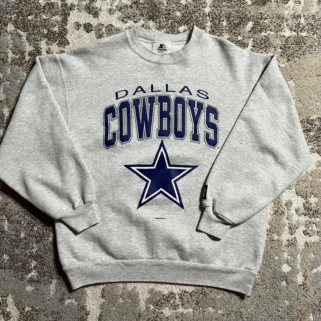 Vintage 90s NFL Dallas Cowboys Crewneck Sweatshirt Printed 