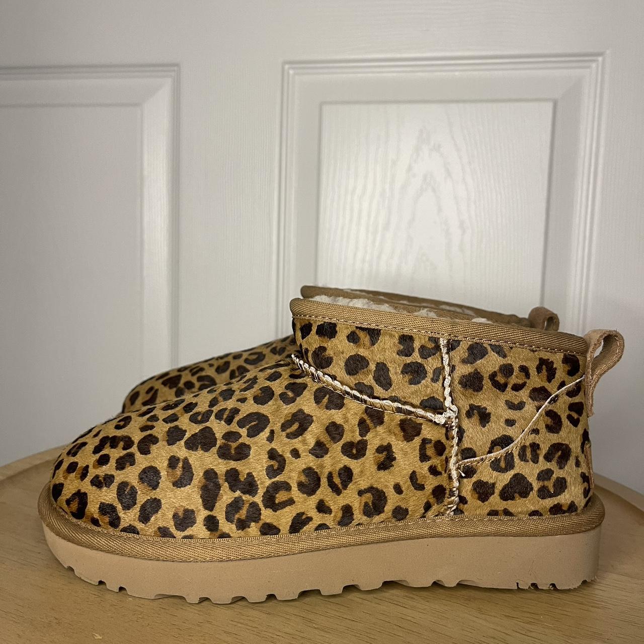 Ultra mini uggs cheetah size 6 Ultra mini... - Depop